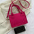 Benpaolv Minimalist Felt Square Small Handbag, Solid Color Top Handle Shoulder Bag, All-Match Crossbody Daily Bag