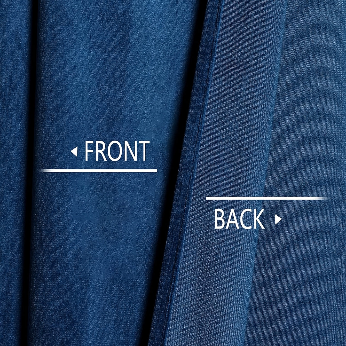 1 Panel Royal Blue Velvet Curtain - Elegant Home Decor Accent with Soft, Plush Fabric, Thermal Insulation, and Easy Installation - Enhance Your Living Room, Bedroom, or Dining Room with a Touch of Luxury