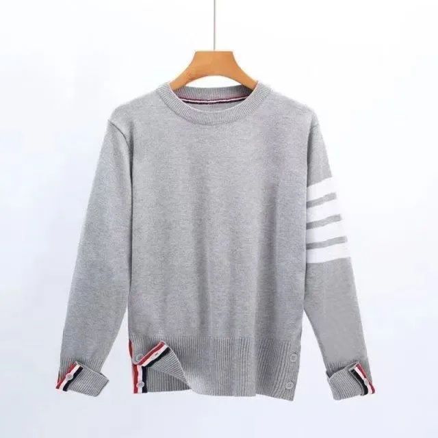 Woman Sweater Cardigan Knits Shirt Designer Sweaters Blouse Shirts With Striped Sleeves Womens Tops Slim Tees M-2XL