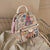 Benpaolv Mini Cartoon Graffiti Backpack Purse, Multi Functional Shoulder Bag, Women's Trendy Zipper Daypack