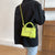 Benpaolv Small Zipper Decor Crossbody Bag, Women's Top Handle Square Purse, Y2K Style Shoulder Bag