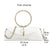 Benpaolv Luxury Evening Clutch Bag For Women, Sparkly Top Ring Prom Purse, Fashion Handbag For Wedding Cocktail Party
