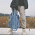 Benpaolv Simple Denim Design Shoulder Bag, Large Capacity Crossbody Bag, Cowgirls Style Tote Bag