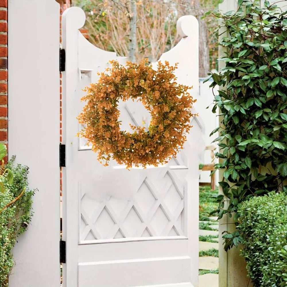 Timeless Tradition, Charming Autumn Eucalyptus Wreath - Ideal for Fall, Thanksgiving & Harvest Season | Versatile Indoor/Outdoor Decor for Front Door, Living Room, Fireplace