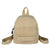 Benpaolv Women Mini Backpack, Corduroy Girls Bookbags, Retro Travel Rucksack