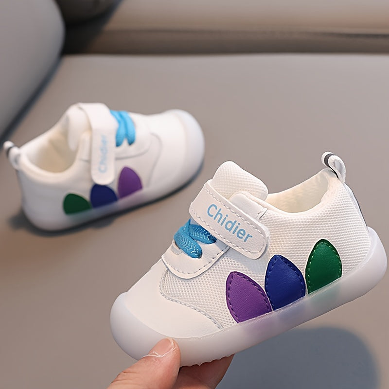 Casual Comfortable Mesh Sneakers For Baby Boys, Breathable Non-slip Walking Shoes For Spring And Autumn