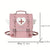 Benpaolv Women's Kawaii Design Backpack, Flap Handbag With Buckles & Rivets Decor, Trendy Bag For School