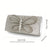 Benpaolv Elegant Rhinestone Butterfly Clutch Bag with Textured PU Frame - Perfect for Dinner and Evening Events