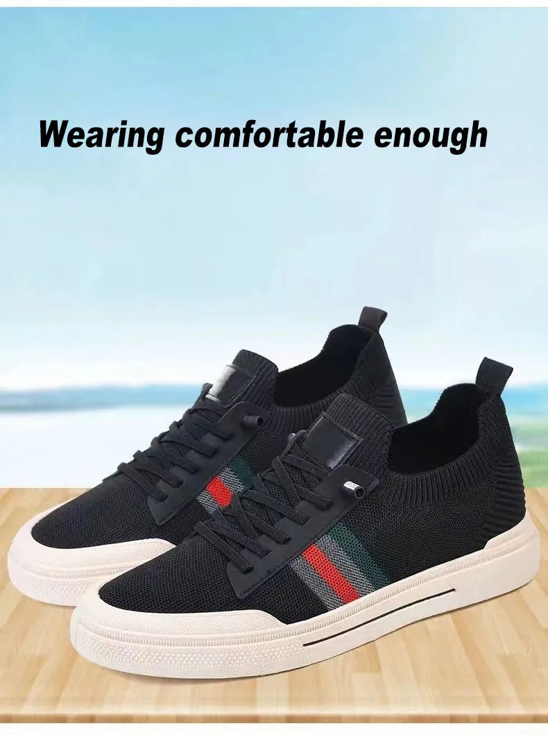 New style men's breathable mesh panel shoes for the spring and autumn seasons lazy people can step on work shoes casual canvas shoes comfortable and breathable