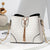 Benpaolv Fashion Argyle Embossed Bucket Bag, Tassel Decor Crossbody Bag, Small Chain Shoulder Purse For Women
