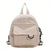 Benpaolv Mini Corduroy Backpack, Women's Solid Color Daypack, Casual Travel School Bag