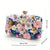 Benpaolv Elegant 3D Beaded Flower Evening Bag - Perfect for Weddings, Parties, and Proms