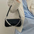 Benpaolv Fashion Vegan Shoulder Bag, Trendy Simple Underarm Bag, Women's Pearl Decor Handbag & Purse