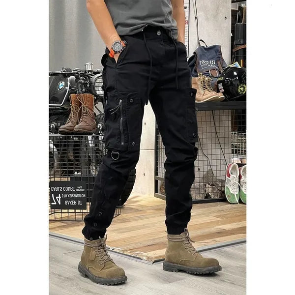 Men's Pants Camo Navy Trousers Man Harem Y2K Tactical Military Cargo for Men Techwear High Quality Outdoor Hip Hop Work Stacked Slacks 230524