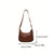 Benpaolv Vintage Crescent Shoulder Bag, Retro PU Leather Hobo Bag, Women's Casual Handbag & Commuter Purse
