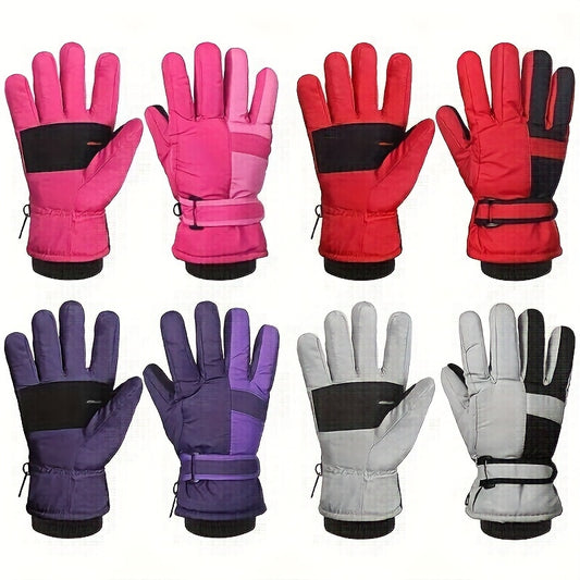 Youngsters' Winter Snow Gloves for Boys & Girls Ages 9-16 - Perfect for Outdoor Sports, Cycling, Fishing & Skiing | Hand Washable, for Winter