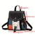 Benpaolv Vintage Colorblock Square Shoulder Bag, Flap Simple Satchel Bag, Women's Casual Bag For Travel