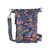 Benpaolv Floral Print Cellphone Bag, Fashion Canvas Crossbody Bag, Women's Casual Shoulder Wallet Purse & Small Handbag