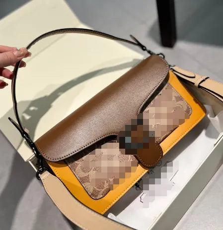 New fashion bag Tote Shoulder Charm High Quality Genuine Leather Small 26cm Tabby Bag Cross Body Bags Purses Designer Woman Handbag Black Purse