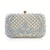 Benpaolv Elegant Faux Beaded Embroidery Clutch Bag - Vintage Style Top Handle Handbag with Chain Strap - Shimmery Trendy Purse for Versatile Everyday Use