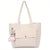 Benpaolv Simple Nylon Tote Bag, Pocket Front Shoulder Bag, Large Capacity Handbag For Travel & Work & School