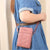 Benpaolv Heart Embroidery Crossbody Bag, Women's Multi Zipper Coin Purse, Fashion Vertical Mobile Phone Bag