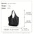 Benpaolv Solid Color Tote Bag For Women, Large Capacity Shoulder Bag, Fashion Leather Hobo Bag