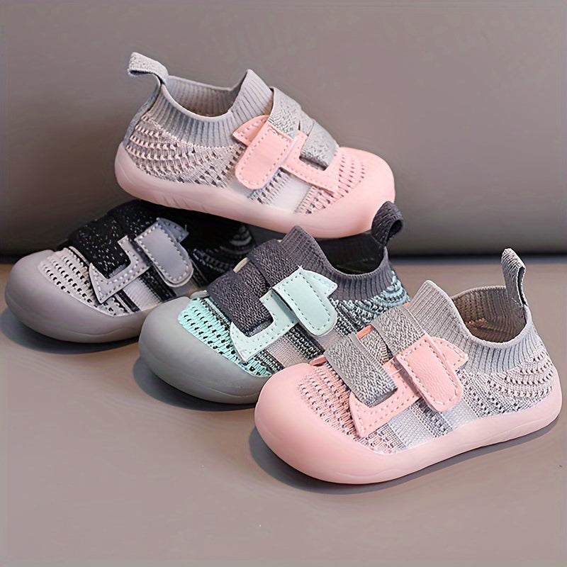 Casual Comfortable Low Top Woven Shoes For Baby Boys, Breathable Non-slip Walking Shoes For Spring And Autumn