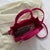 Benpaolv Minimalist Felt Square Small Handbag, Solid Color Top Handle Shoulder Bag, All-Match Crossbody Daily Bag