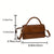 Benpaolv Retro Style Handbag For Women, Letter Graphic Crossbody Bag, Fashion Flap Square Purse