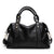 Benpaolv Classic Tote Handbag, Faux Leather Zipper Shoulder Bag, Large-capacity Satchel Bag With Detachable Shoulder Strap