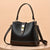 Benpaolv Stylish Colocblock Handbag with Turn Lock Bucket Design - Durable PU Leather Crossbody Purse for Women