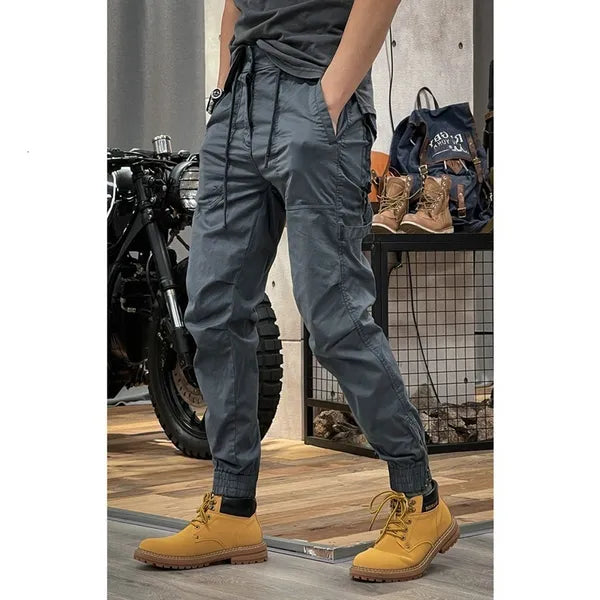 Men's Pants Camo Navy Trousers Man Harem Y2K Tactical Military Cargo for Men Techwear High Quality Outdoor Hip Hop Work Stacked Slacks 230524