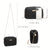 Benpaolv Mini Chain Crossbody Bag, Argyle Quilted Square Purse, Fashion Zipper Shoulder Bag For Women