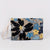 Benpaolv Sparkling Sequin Flower Embroidered Clutch Straw Bag - Woven Square Purse with Wristlet for Women