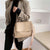 Benpaolv Vintage Solid Color Handbags, Striped Strap Shoulder Bag, Women's Flap Office & Work Purse