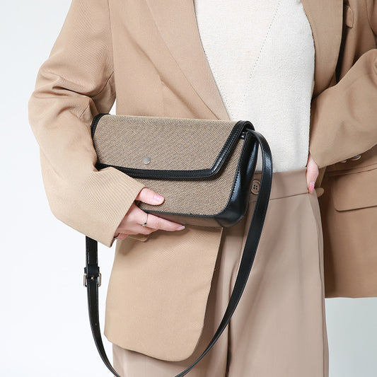 BENPAOLV 2025 Niche design minimalist single shoulder underarm bag women popular new trendy this year popular single shoulder crossbody small square bag women