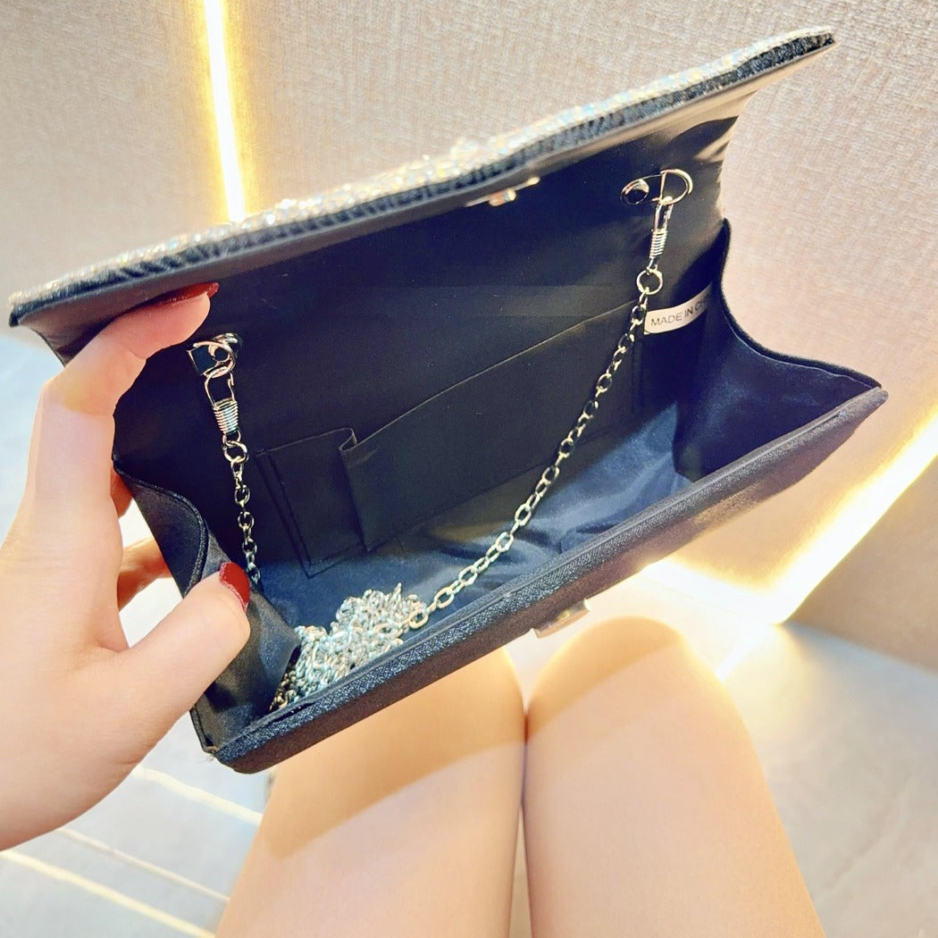 New New clutch bag women's evening dress banquet bag chain small bag celebrity messenger dinner bag clutch bag