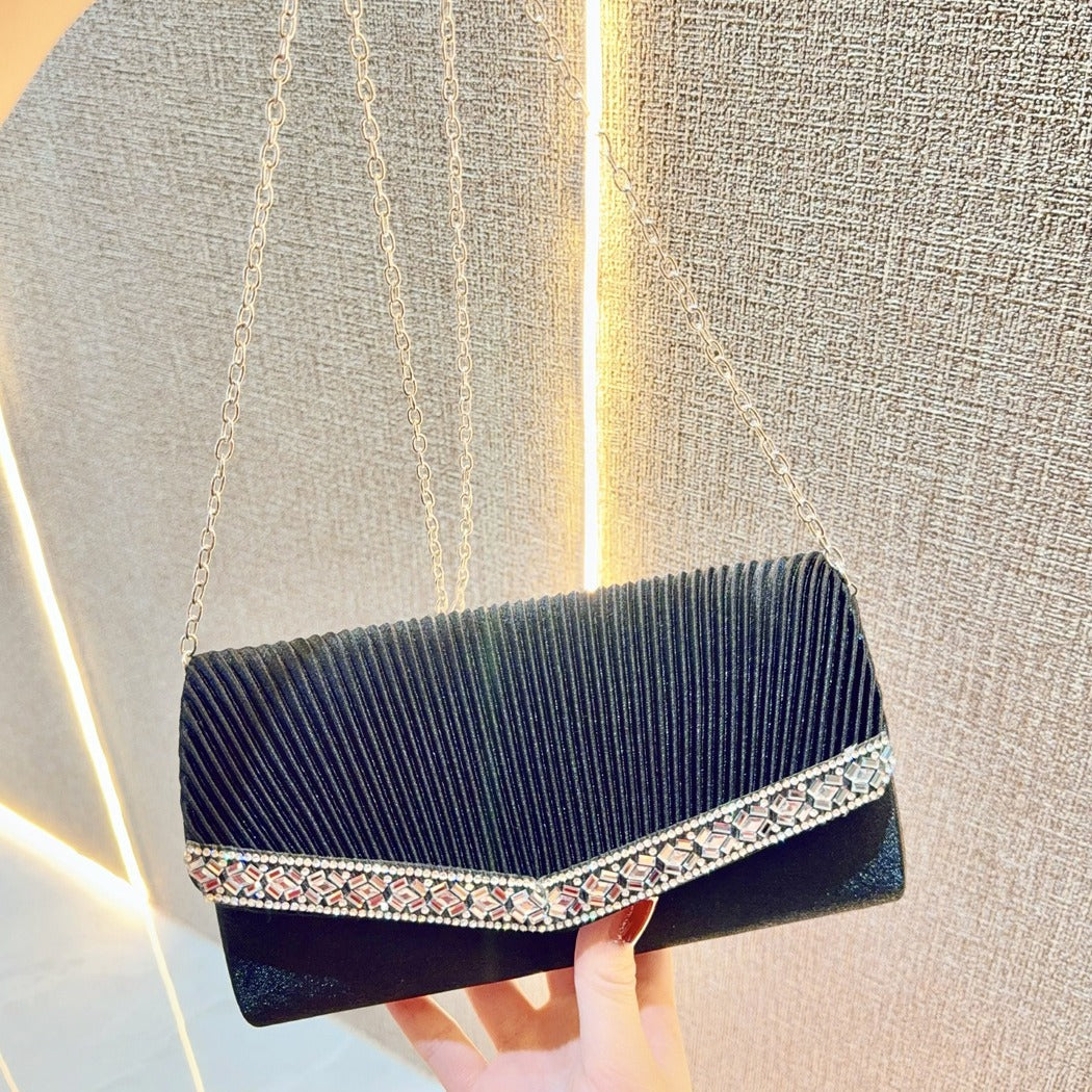 New New clutch bag women's evening dress banquet bag chain small bag celebrity messenger dinner bag clutch bag