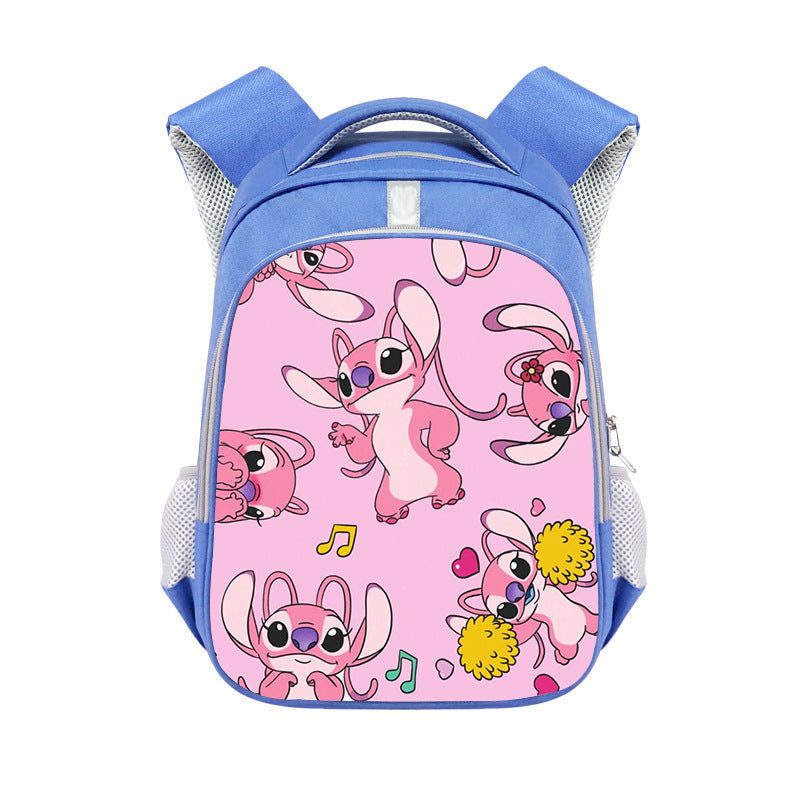 New Stitch Stitch Cartoon Cute Offload Large Capacity Backpack Primary School Spine Protection Backpack Wholesale Hot