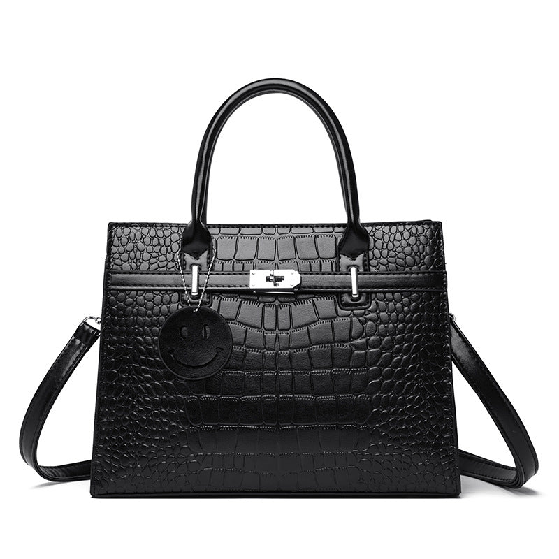 2025 Bags  hot-selling crocodile pattern handbags large-capacity high-end fashion women's bags versatile commuter shoulder bags women