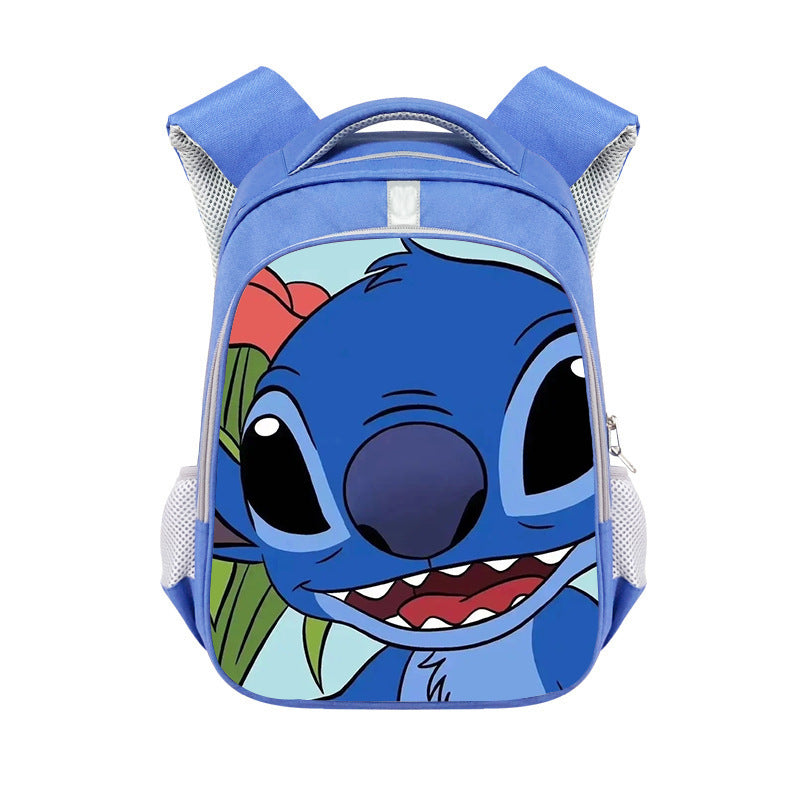 New Stitch Stitch Cartoon Cute Offload Large Capacity Backpack Primary School Spine Protection Backpack Wholesale Hot