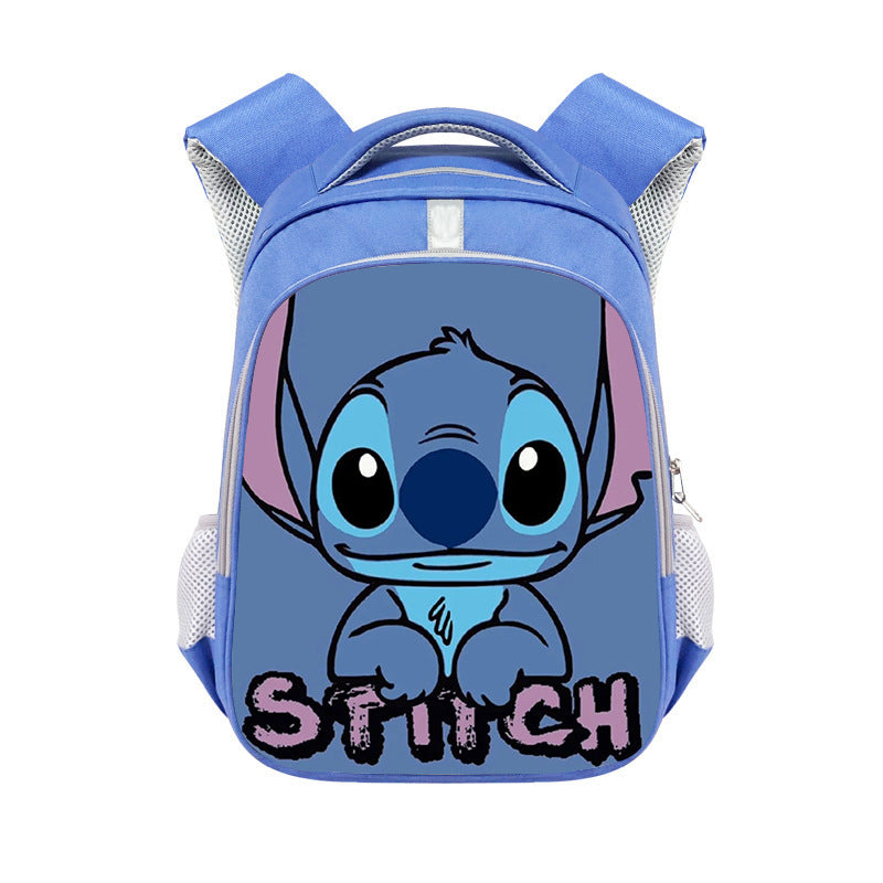 New Stitch Stitch Cartoon Cute Offload Large Capacity Backpack Primary School Spine Protection Backpack Wholesale Hot