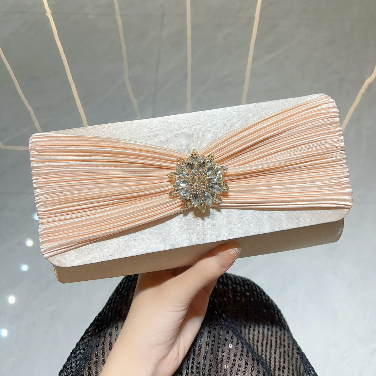 New New clutch bag shiny rhinestone dinner bag wedding bag banquet bag evening bag dress bag chain bag women