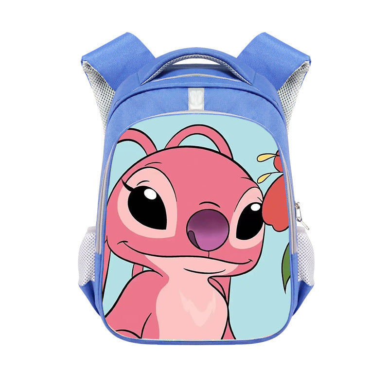 New Stitch Stitch Cartoon Cute Offload Large Capacity Backpack Primary School Spine Protection Backpack Wholesale Hot