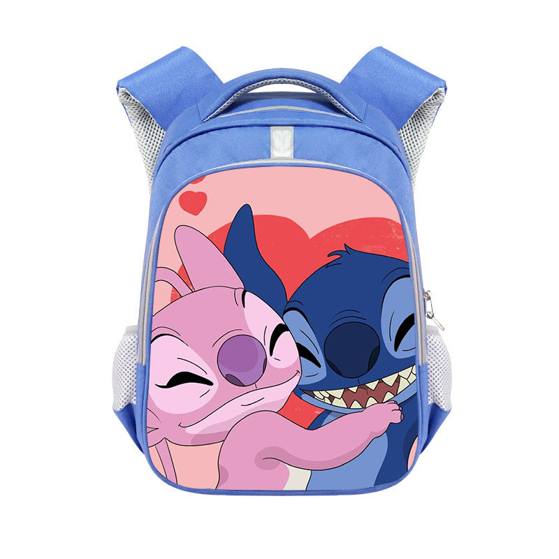 New Stitch Stitch Cartoon Cute Offload Large Capacity Backpack Primary School Spine Protection Backpack Wholesale Hot