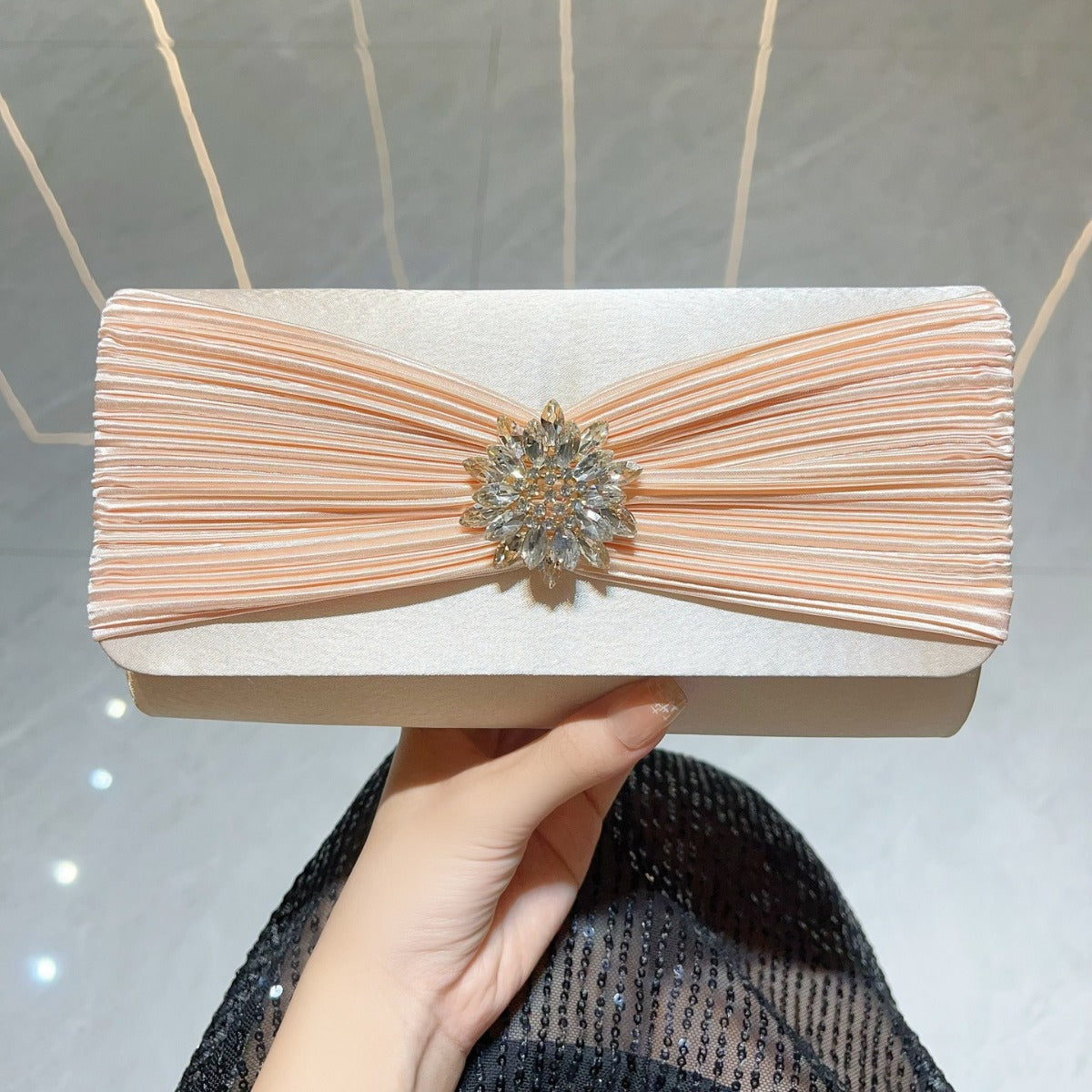 New New clutch bag shiny rhinestone dinner bag wedding bag banquet bag evening bag dress bag chain bag women