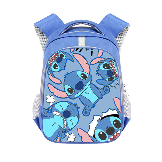 New Stitch Stitch Cartoon Cute Offload Large Capacity Backpack Primary School Spine Protection Backpack Wholesale Hot