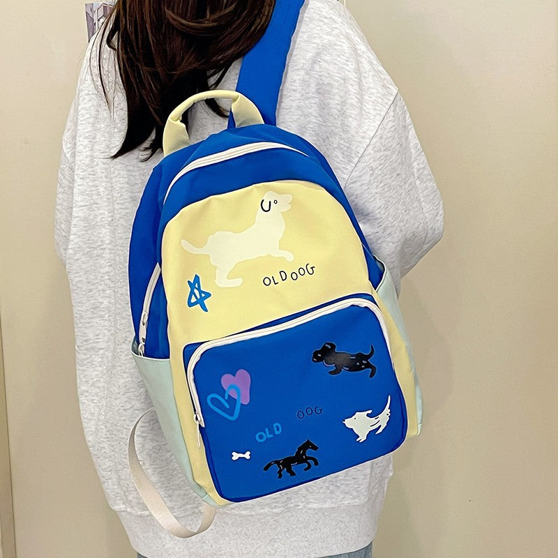 New Ladies Lightweight Backpack College Students Junior High School Backpack Shoulder Large Capacity Schoolbag Computer Bag