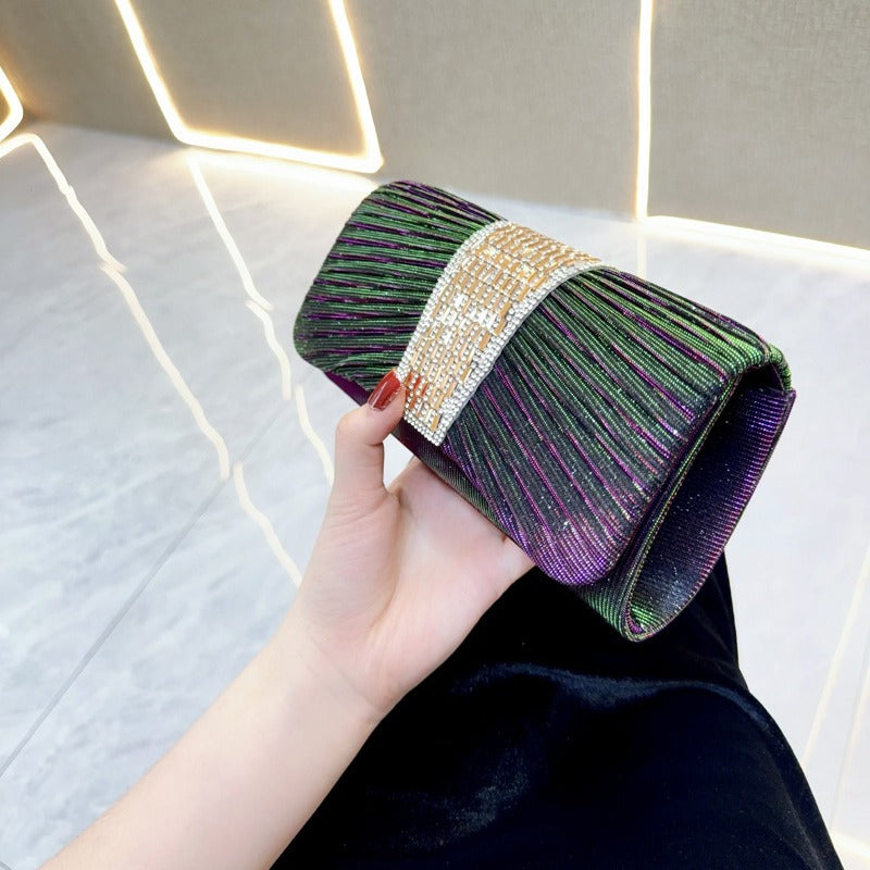 New New light luxury celebrity dinner bag clutch bag KTV women's banquet small bag messenger bar handbag cheongsam bag